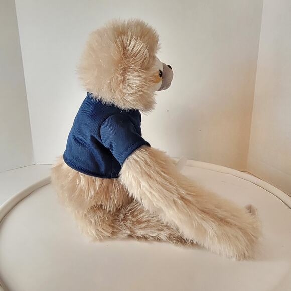 Indianapolis Speedway Sloth Plush Stuffed Animal Wearing Blue T-Shirt 15" FOCO - Picture 5 of 15